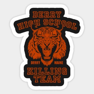 Vintage Derry Tigers Orange Sticker